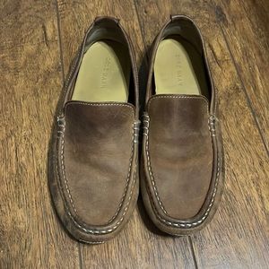COLE HAAN MENS SOMERSET VENETIAN LOAFER OXFORD - BROWN